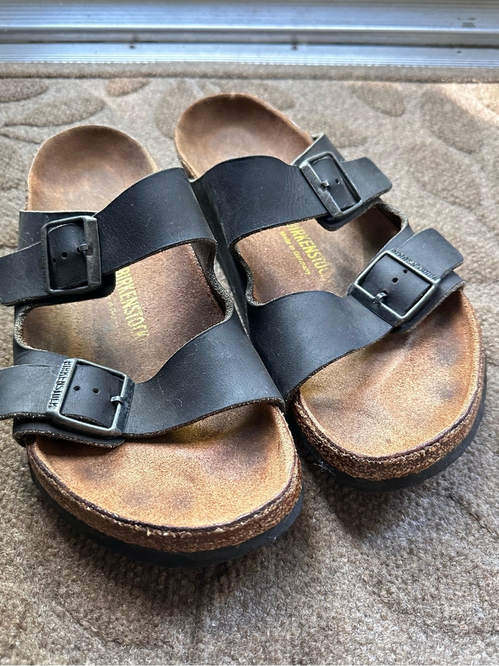 Men’s Birkenstock Arizona Oiled Black Leather Size 44 (11) - Picture 8 of 10